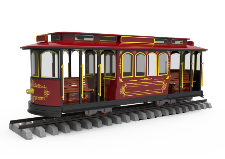 单层半封闭铛铛车：在城市街巷间邂逅别样风情