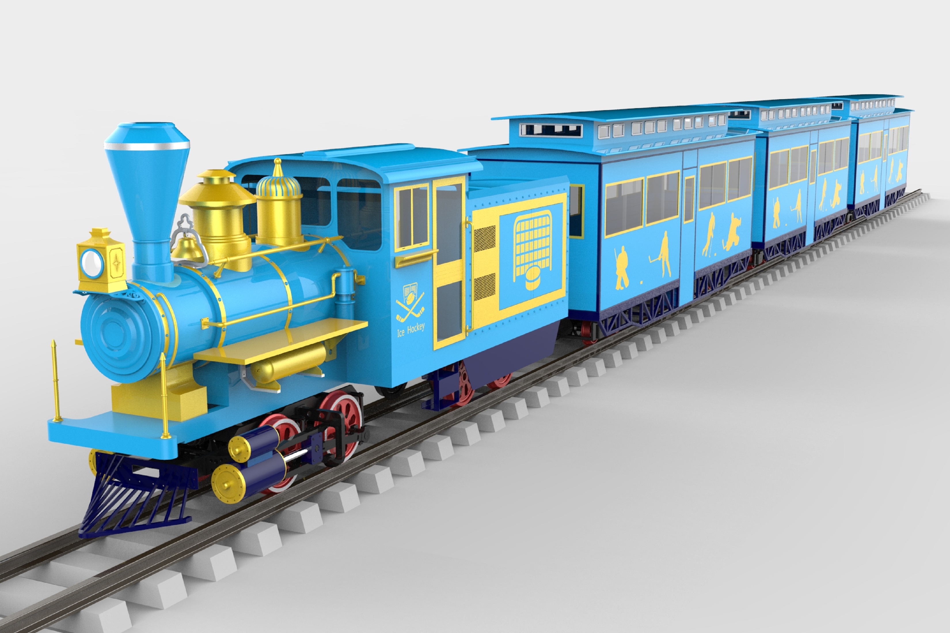 旅游景区轨道观光火车的独家风景