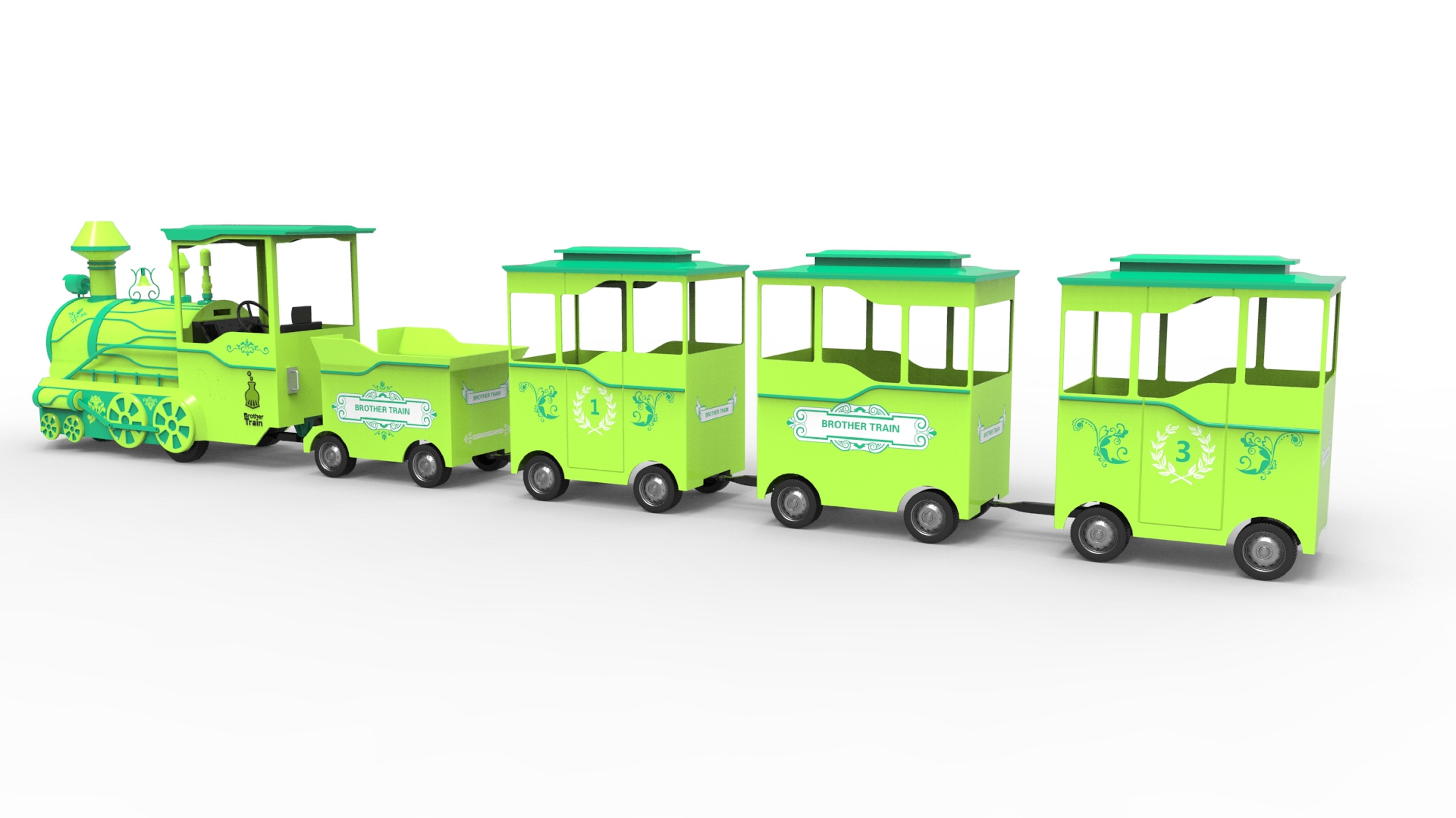 电动观光儿童小火车：让游园更添童真乐趣