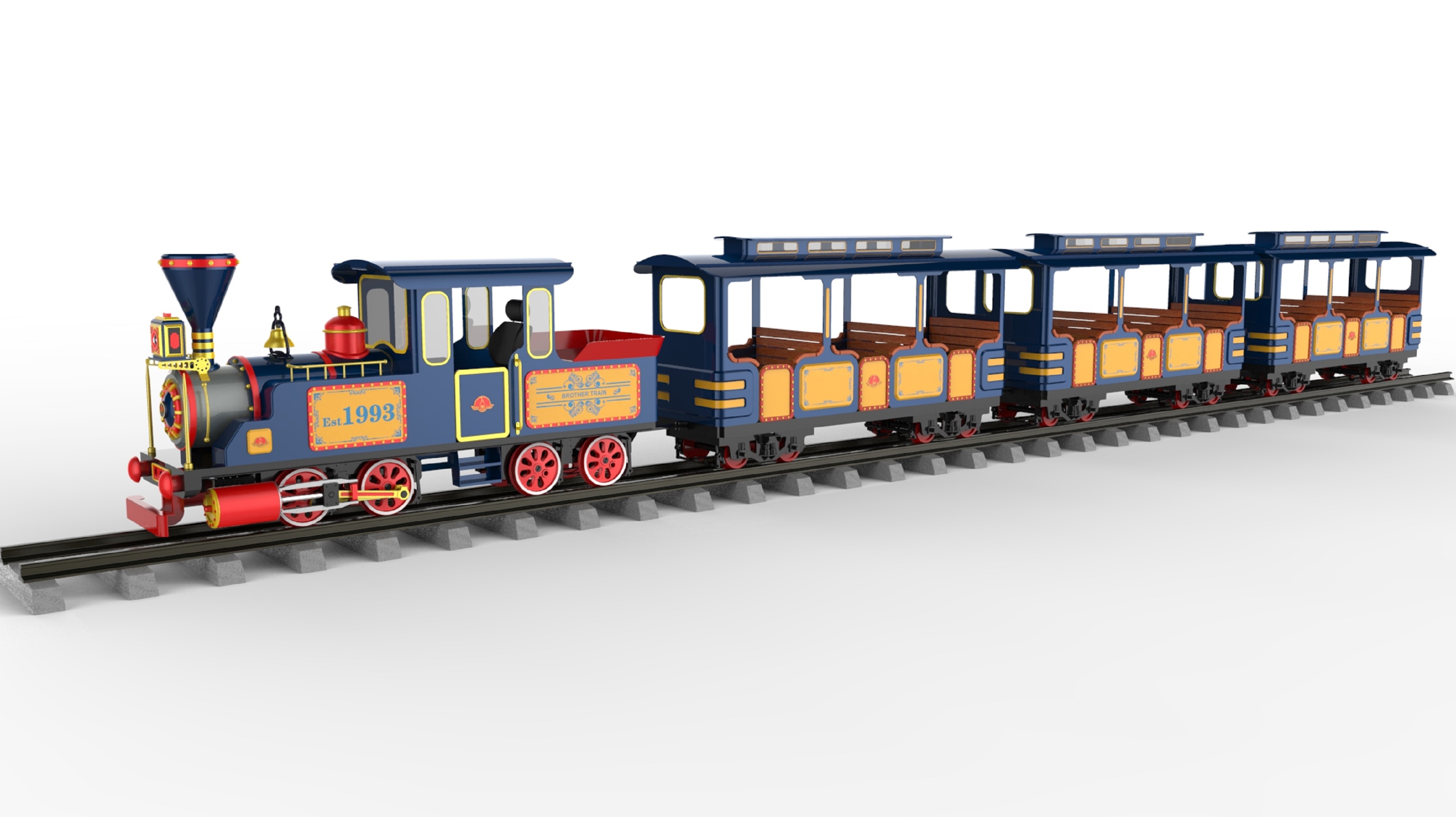 亲子游必打卡！旅游观光轨道小火车