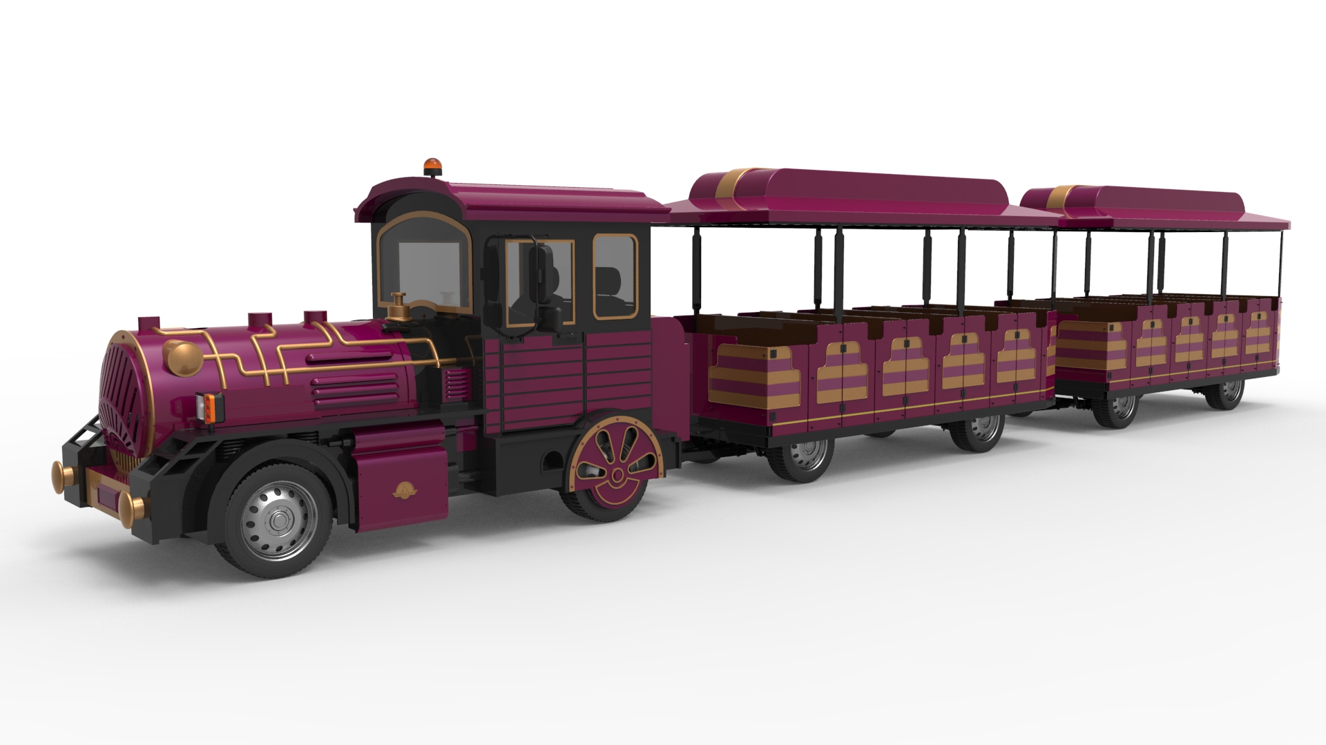 无轨观光小火车