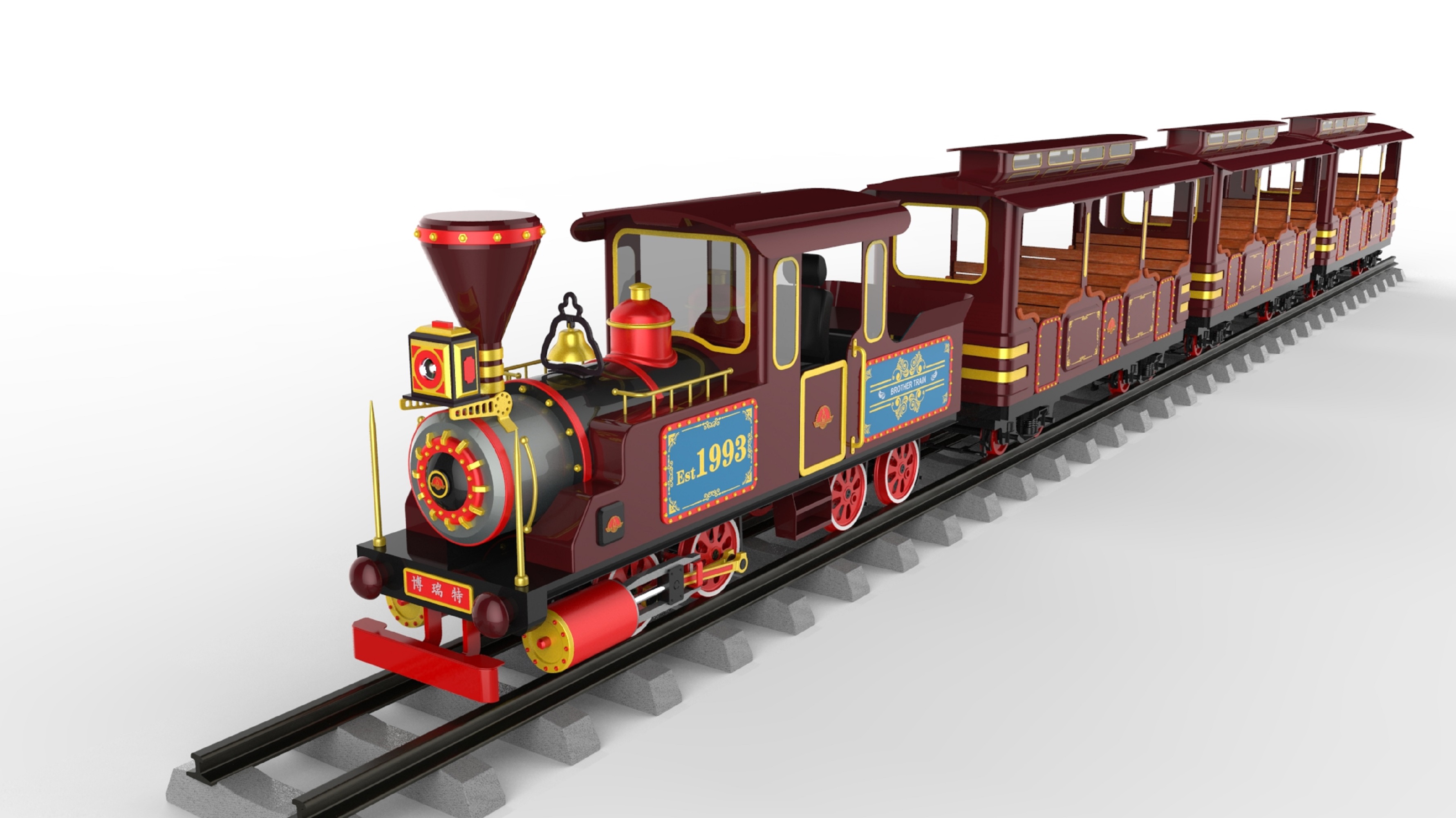 大型有轨观光火车