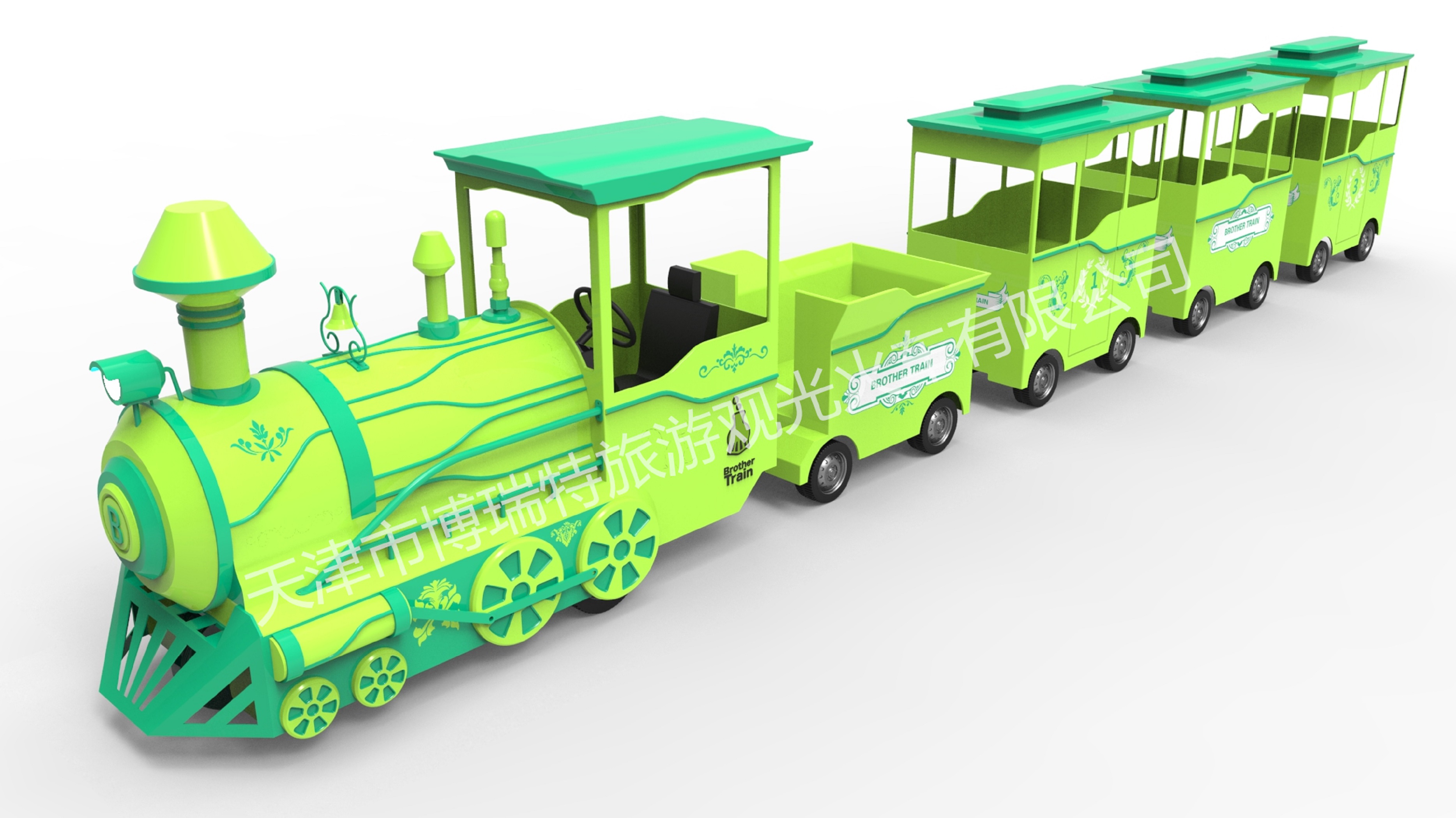 无轨电动小火车