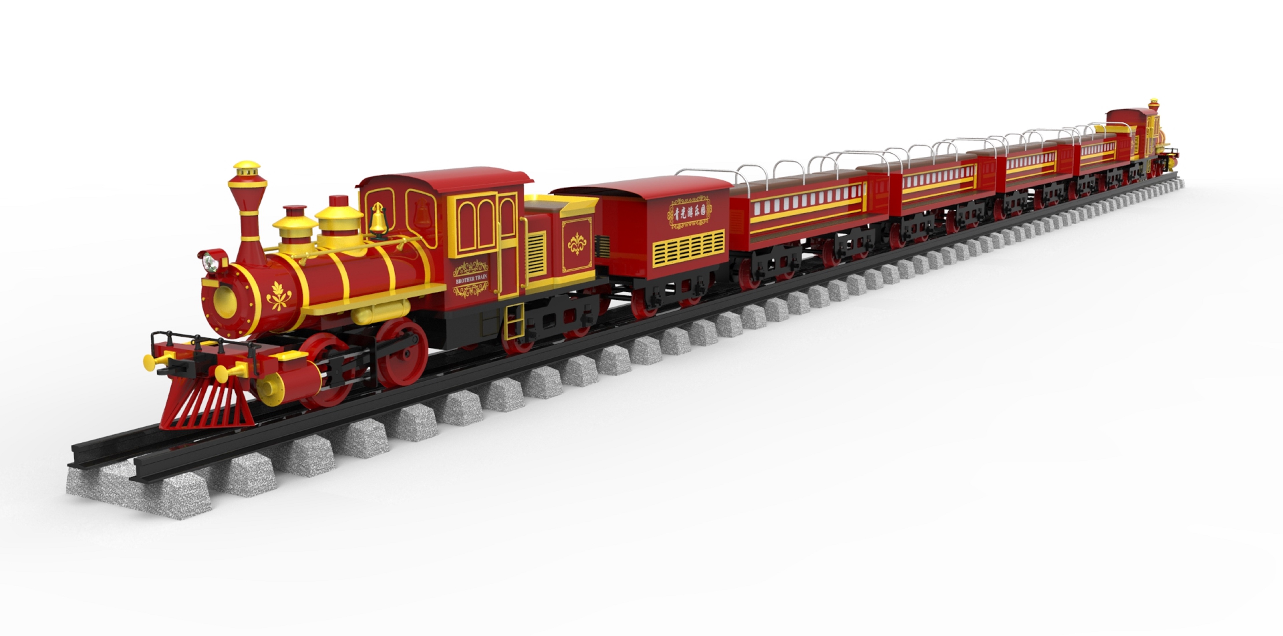 骑乘式观光列车