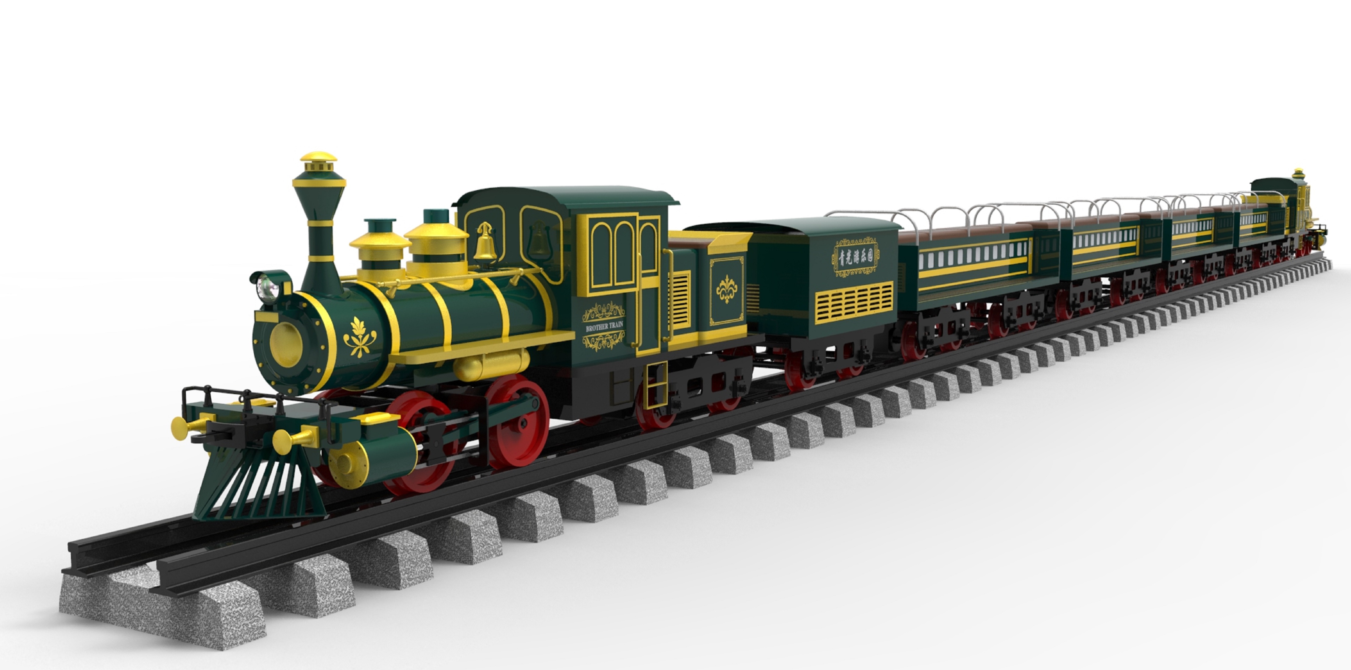 骑乘式观光列车